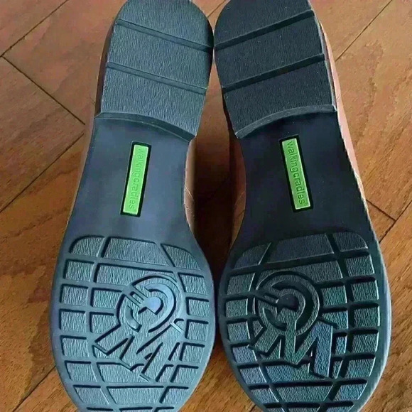 WALKING CRADLES WC LAYTON WOMEN SLIP-ON SHOES IN LUGGAGE NAPPA LEATHER SAVE $50 - Picture 9 of 11